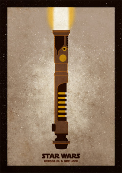 minimalmovieposters:  Star Wars by Mihaly Toth 