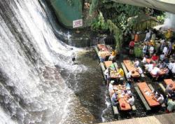 Eyo-Culi:  Flowingfoam:  Chrissvo:    Labassin Waterfall Restaurant, Philippines. 
