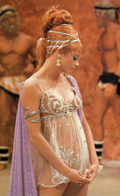 vintagegal:  Juliet Prowse plays Aphrodite on the Danny Thomas Hour (1967) 