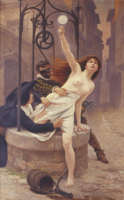 enchantedsleeper:  La VÃ©ritÃ© sortant du puits (1898), Ã‰douard Debat-Ponsan 