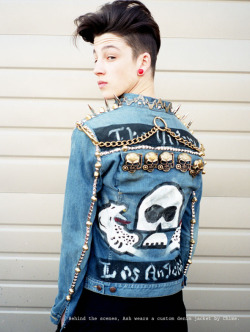 awyeesexypeople:  Ash Stymest. love his jacket. 