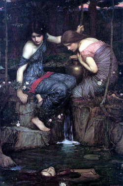 John William Waterhouse Nymphs Finding the Head of Orpheus 1900
