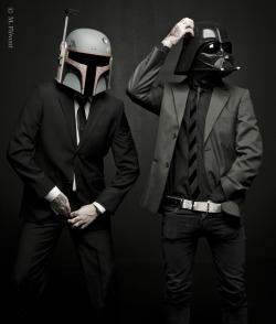 iheartstarsandbows:  I came.  To my friends, this is my girlfriend and me. I&rsquo;m Darth Vader, she&rsquo;s Boba Fett.