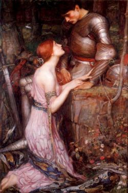 thetemperamentalgoat:  Knight, by John William Waterhouse.  Pair number nine. Probably all-time favourite artist ever.