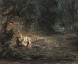 Eugene Delacroix, The Death Of Ophelia