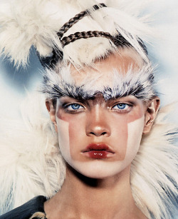 &ldquo;Chic Savages&rdquo; :// Natalia Vodianova by Steven Klein for i-D April 2002