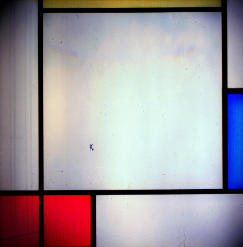 tgwke:  Mondrian Revisited.  Part of a project I did in 2010. Click here for the Holga mask DIY.  