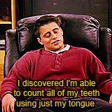  Character Photoset: Joey Tribbiani Cause I’m a Tribbiani! And this is what we do! I mean, we may not be great thinkers… or world leaders, we don’t read a lot or run very fast… but damn it! We can eat! 