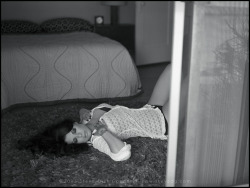 stevedietgoedde:  Asia DeVinyl, Los Angeles 2006 - Shot in my friend O’Shay’s bedroom.  Shot on 120mm Kodak T-Max with a Mamiya 645. www.stevedietgoedde.com