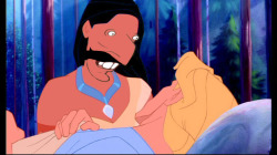  Pocahontas con bigote 