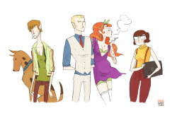 gingerhaze:  The gang’s all here. Badass Scooby Gang 