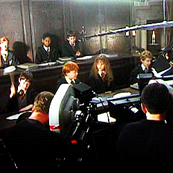 the-absolute-best-gifs:  the-power-of-potter: Proof that Ron Weasley didn’t realize Hermione Granger was a girl until their fourth year.    Follow this blog, you will love it on your dashboard