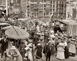 Librar-Y:   Italian Festa. Circa 1912 Street Festival In New York’s Little Italy.