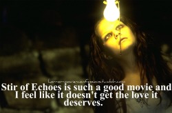 horror-movie-confessions:  “Stir of Echoes is such a good movie and I feel like it doesn’t get the love it deserves.”  Oh my god, I love Stir of Echoes I have the book, I really ought to get around to finishing it