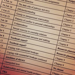 Ingl 4336: dark side of human relationships - I&rsquo;m gonna love this course.  (Taken with instagram)