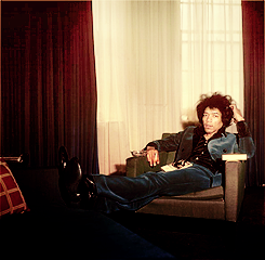 kryptons-deactivated20160329:  Jimi Hendrix photographed at home by Petra Niemeier, 1967 