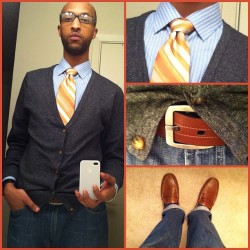 #OOTD 1/21/12 to attend a homie&rsquo;s wedding ceremony (Taken with instagram)