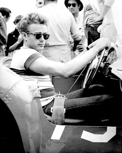 vomiting-sunshine:  jamesdeaner:  I remember him bringing photographs of his car racing to the set. His car racing was the most important thing in the world to him. I remember one time we were shooting (Rebel Without a Cause) at the Planetarium, and he