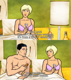 One of Archer&rsquo;s best lines. XD