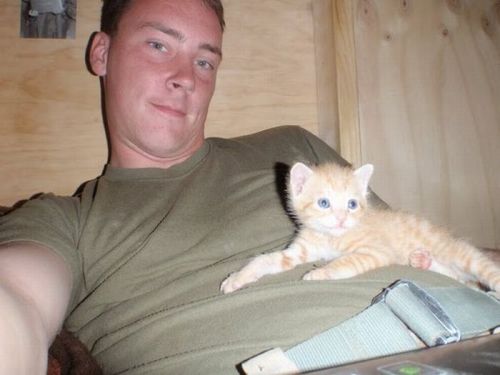 XXX friendleaderp:   Kittens rescued by US Marines photo