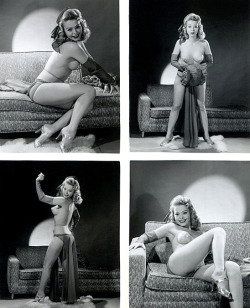 René André A sampling of 50&rsquo;s-era Fan Club photos, shot after her breast augmentation surgery..