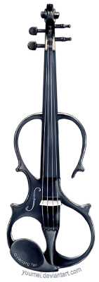 maid-en-china:  I only have 2 more pages left to draw before finishing 1000 Words but I got distracted and designed an electric violin instead… XDThis is the violin that Frey plays in Fisheye Placebo~