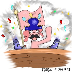 Zee&rsquo;s Drawing Challenge - Day #13 [Sneak Attack(&hellip;?)] So my thought process was:Sneak Attack &gt; Surprise Attack &gt; Surprise Party &gt; Pinkie Pie &gt; Pirates Always ends in pirates. My bad.