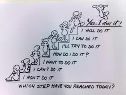 mylifein-ruins:  ”I will do it”, then went down to ”i’ll try to do it” and now went even further down to ”I cant do it” 