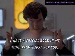 &ldquo;I have a special room in my mind palace just for you.&rdquo; Requested by one of my real-life friends, who doesn&rsquo;t have a Tumblr.