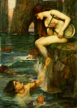 Painted-Quotes:  The Siren By John William Waterhouse  This Is One Of My Top Favourite