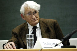 birdlord:  is it just me, or does Habermas look pretty badass in his wikipedia pic?  Literally just talking about him today. What a guy.