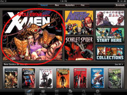 tarajenkins:  anderjak:  comiccharm:  So I logged onto the Marvel online store on my iPad store and this was on the featured page.  I did a double-take because I kind of couldn’t believe what I was seeing.  A pregnant women, in a an eagle-spread being
