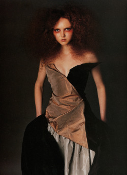 &ldquo;The Spell #17&rdquo;: Lily Cole by David Bailey for i-D May 2005