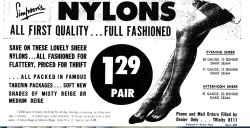 A Simpsons Advertisement from 1952, for nylons.