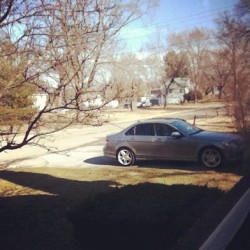 My baby outside wit no jacket :( (Taken with