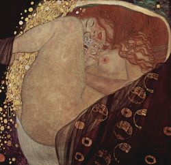 fluxstation:  Danae. Gustav Klimt. 1907-1908.