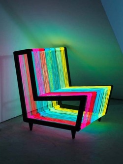 kaleidoscope-mind:  Disco chair.by Kiwi and