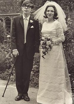 Steven Hawking the day he got married.