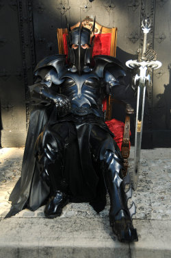 bestofcosplay:  Medieval Bat Man Armor by