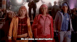 wrathematician:  seeharmoniesandachesoften:  WE MAKE UP OE BIG FAMILY, THOUGH WE DON’T LOOK THE SAME OUR SPOTS ARE DIFFERENT, DIFFERENT COLORS, WE MAKE EACH OTHER STRONGER THAT AIN’T NEVER GONNA CHANGE  BELIEVE IT MISTAHHH….WE’RE CHEETAH GIRLS,