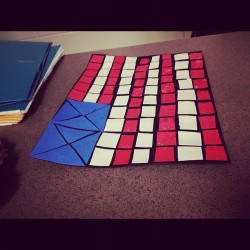 Mosaic #americanflag  (Taken with instagram)