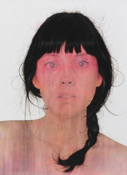 jennymorganart:  Jenny Morgan “Spark” oil on canvas, 40 x 30, 2010 