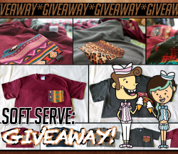 softserveclothing:    *SOFT SERVE GIVEAWAY* How to enter: MUST be following our blog, @softserveclothing. MUST reply to our poll on which sweatshirt we will be selling, right here! Have to reblog this post at least once! We will check if you have done