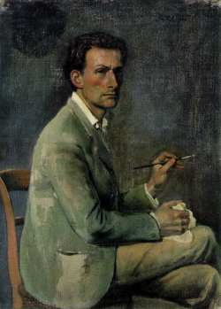 loverofbeauty:  Balthus,  Self Portrait (1940) 