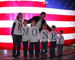 wombatting:  profmth:  Mitt Romney’s family misspell their last name in the greatest Freudian slip in history.  GREATEST MOMENT OF 2013 