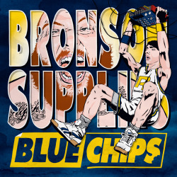 Action Bronson x Party Supplies | Blue Chips (artwork by @DustLaRock) | tracklisting | 