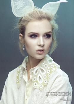 isisloveforever:  Joshephine Skriver by Raymond Meier for Vogue China Beauty 