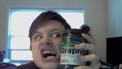 Also I bought graphite dust to play with today.