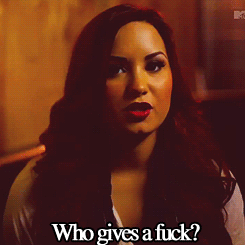 Am i the only one finding this, demi lovato cursing, funny?