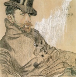 lacalaveracatrina:  Portrait of Kazimierz Lewandowski, 1898 by Stanislaw Wyspianski. 